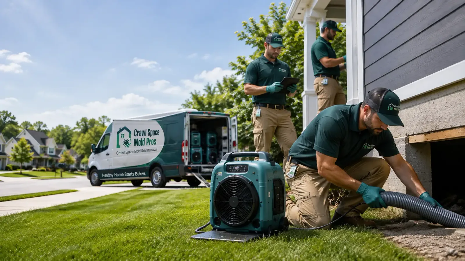 Crawl Space Mold Removal in Rudd, IA